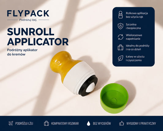 FlyPack SunRoll – podróżny aplikator do kremów 100ml